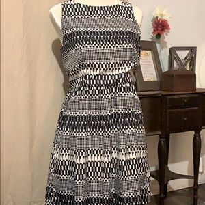 Black and white dress